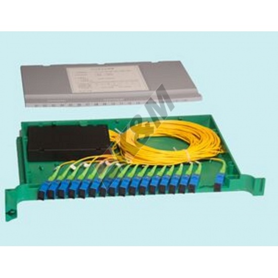 Installation modulaire 1 x 16 bac Type fibre optique Splitter