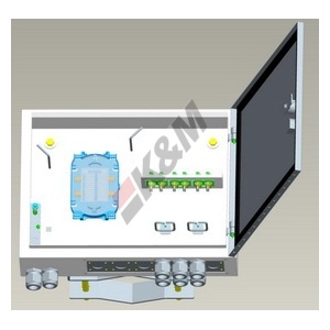 Outdoor Fiber optic termination box 12 Fibers